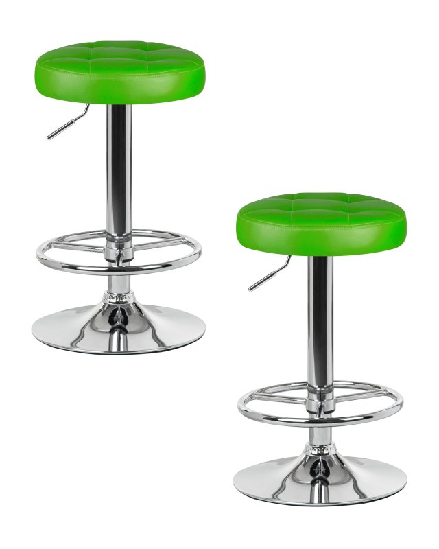 Набор 2 шт Табурет барный DOBRIN BRUNO, зелёный