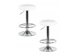 Набор 2 шт Табурет барный DOBRIN BRUNO, белый