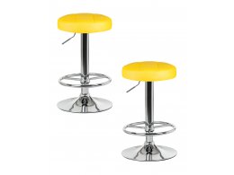 Набор 2 шт Табурет барный DOBRIN BRUNO, жёлтый