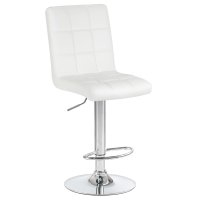 Стул барный DOBRIN KRUGER, белый