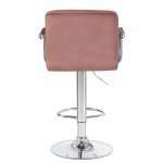 Набор 2 шт Стул барный DOBRIN KRUGER ARM, пудрово-розовый велюр (MJ9-32)
