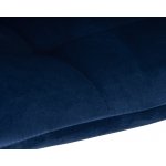 Стул барный DOBRIN TAILOR WHITE, синий велюр (MJ9-117) Стул барный DOBRIN TAILOR WHITE, синий велюр (MJ9-117)