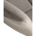 Набор 2 шт Стул барный DOBRIN TAILOR WHITE, серый велюр (MJ9-75)