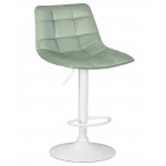 Набор 2 шт Стул барный DOBRIN TAILOR WHITE, пудрово-мятный велюр (MJ9-87)