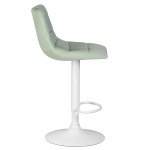 Набор 2 шт Стул барный DOBRIN TAILOR WHITE, пудрово-мятный велюр (MJ9-87)