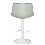 Набор 2 шт Стул барный DOBRIN TAILOR WHITE, пудрово-мятный велюр (MJ9-87)