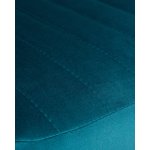 Набор 2 шт Стул барный DOBRIN CHARLY, морской волны велюр (MJ9-99)