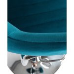 Набор 2 шт Стул барный DOBRIN CHARLY, морской волны велюр (MJ9-99)