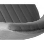 Набор 2 шт Стул барный DOBRIN CHARLY BLACK, серый велюр (MJ9-75)