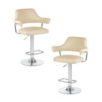 Набор 2 шт Стул барный DOBRIN CHARLY, кремовый