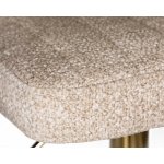 Стул барный DOBRIN CHARLY GOLD, бежевый твид (LEO26)