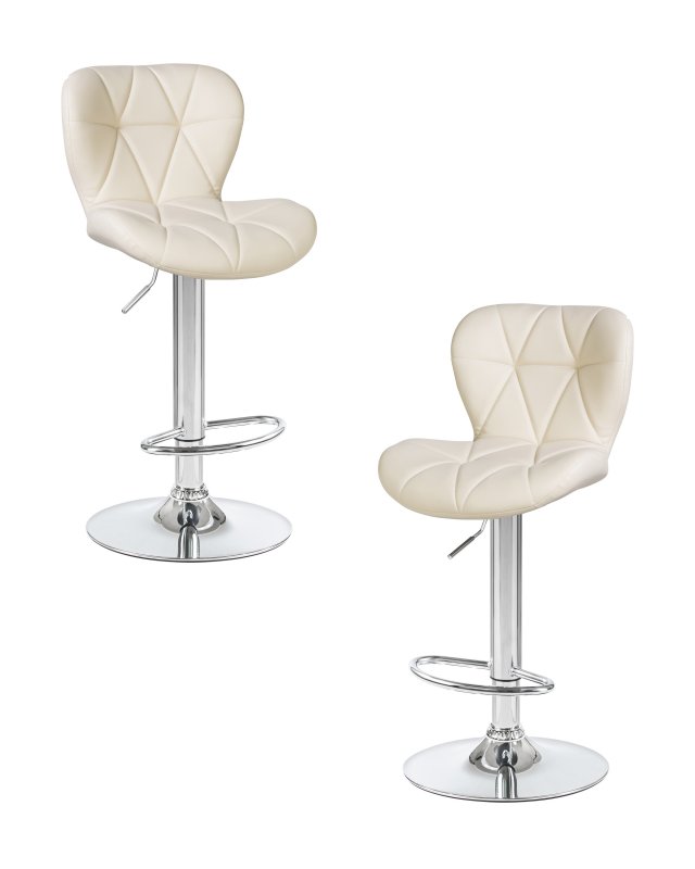 Набор 2 шт Стул барный DOBRIN BARNY, кремовый