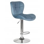 Набор 2 шт Стул барный DOBRIN BARNY, пудрово-голубой велюр (MJ9-74)