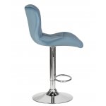 Набор 2 шт Стул барный DOBRIN BARNY, пудрово-голубой велюр (MJ9-74)