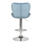 Набор 2 шт Стул барный DOBRIN BARNY, пудрово-голубой велюр (MJ9-74)