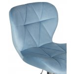 Набор 2 шт Стул барный DOBRIN BARNY, пудрово-голубой велюр (MJ9-74)