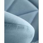 Набор 2 шт Стул барный DOBRIN BARNY, пудрово-голубой велюр (MJ9-74)