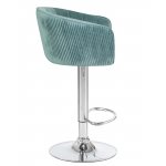 Стул барный DOBRIN DARCY, мятный велюр (1922-8)
