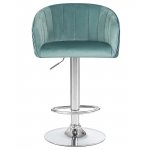 Стул барный DOBRIN DARCY, мятный велюр (1922-8)