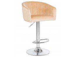 Стул барный DOBRIN DARCY, песочный велюр (1922-3)