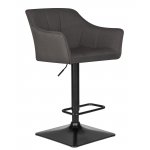 Стул барный DOBRIN RALF, темно-серый (LAR-106D-26) Стул барный DOBRIN RALF, темно-серый (LAR-106D-26)
