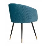 Стул обеденный DOBRIN MARY, морская волна велюр (1922-7)