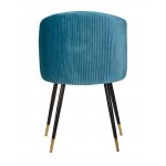 Стул обеденный DOBRIN MARY, морская волна велюр (1922-7)