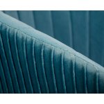 Стул обеденный DOBRIN MARY, морская волна велюр (1922-7)