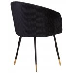 Стул обеденный DOBRIN MARY, черный велюр (1922-21)