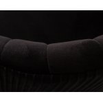 Стул обеденный DOBRIN MARY, черный велюр (1922-21)