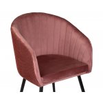 Стул обеденный DOBRIN MARY, бронзово-розовый велюр (1922-17)