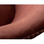 Стул обеденный DOBRIN MARY, бронзово-розовый велюр (1922-17)