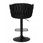 Стул барный DOBRIN LEON, черная ткань (LAR-275-50)
