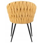 Стул обеденный DOBRIN MATILDA, жёлтая ткань (LAR 275-8)