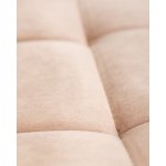 Стул обеденный DOBRIN ALEX, хром ножки, мокко велюр (V108-104),