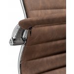 Набор 2 шт Офисное кресло для руководителей DOBRIN CLARK, коричневый лофт №320