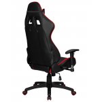 Кресло игровое DOBRIN BRIAN, черно-красная экокожа