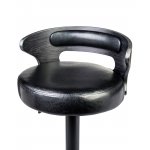 Набор 2 шт Стул барный DOBRIN FRED BLACK, чёрное дерево, чёрный Набор 2 шт Стул барный DOBRIN FRED BLACK, чёрное дерево, чёрный