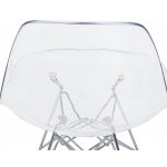 Набор 4 шт Стул обеденный DOBRIN DSR CASPER, ножки хром, цвет прозрачный