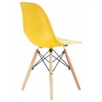 Набор 4 шт Стул обеденный DOBRIN DSW, ножки светлый бук, цвет жёлтый (Y-01)