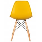 Набор 4 шт Стул обеденный DOBRIN DSW, ножки светлый бук, цвет горчичный (Y-03)