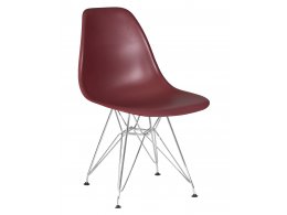 Стул обеденный DOBRIN DSR, ножки хром, цвет сливовый (R-13)