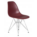 Стул обеденный DOBRIN DSR, ножки хром, цвет сливовый (R-13)