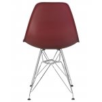 Стул обеденный DOBRIN DSR, ножки хром, цвет сливовый (R-13)