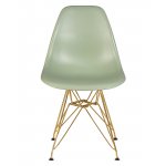 Стул обеденный DOBRIN DSR, ножки золотые, цвет мятный (NX-G-09)