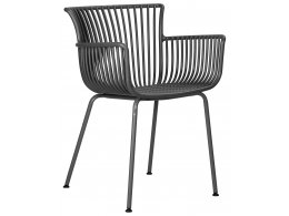 Стул обеденный DOBRIN ROSS, темно-серый (GR-04) без подушки