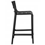 Набор 4 шт Стул полубарный DOBRIN NESSA, черный (B-03)