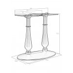 Подстолье обеденное DOBRIN ANDREW Подстолье обеденное DOBRIN ANDREW