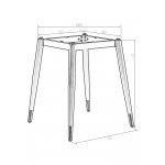 Подстолье обеденное DOBRIN MATT