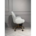 Кресло офисное Клауд PRO BS1239-WT, белый крем/золото